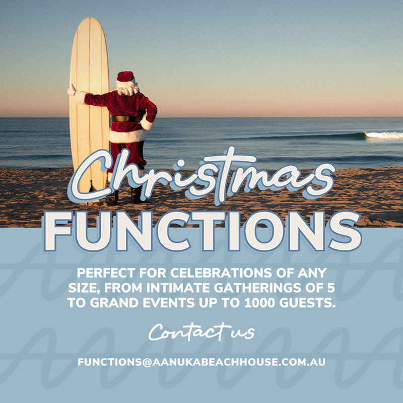 Escape the ordinary and sleigh your end-of year event with Aanuka Beach House!